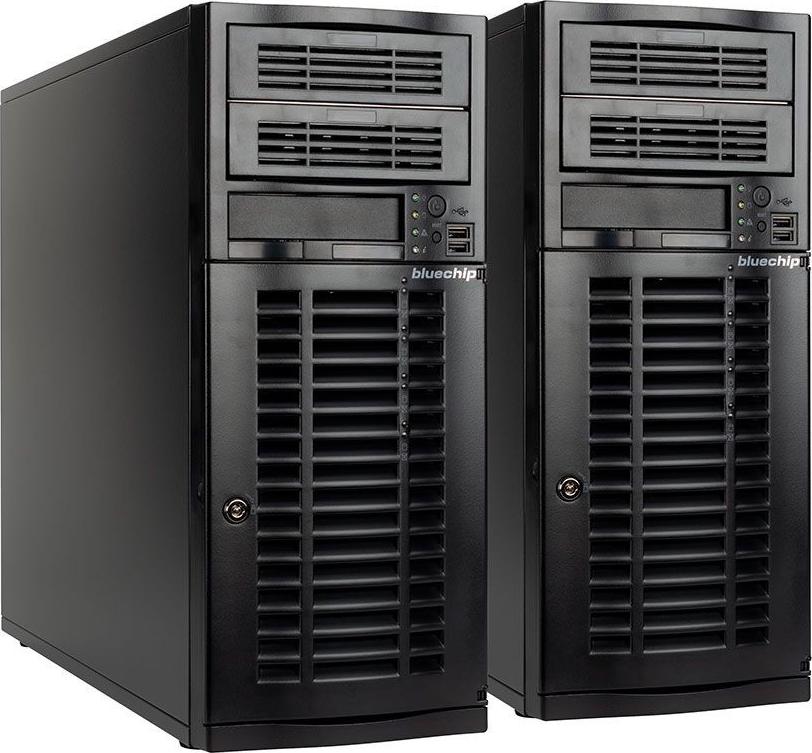 bluechip SERVERline T40331s *Collax HA-Edition* Tower, AMD EPYC 9124 Prozessor / bis zu 3.70 GHz, 32 GB DDR5, Avago 9560-8i, 2 x 960 GB SSD, 4 x 10 Gigabit Ethernet, Collax V-Bien (Ausstattung je Server), 3 GHz, 9124, 32 GB, DDR5-SDRAM, 1,92 TB, Tower