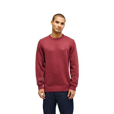 Strickpullover QUIKSILVER "Salt Water", Herren, Gr. XS, rot (oxblood rot), Obermaterial: 50% Modacryl, 50% Baumwolle., Pullover Strickpullover