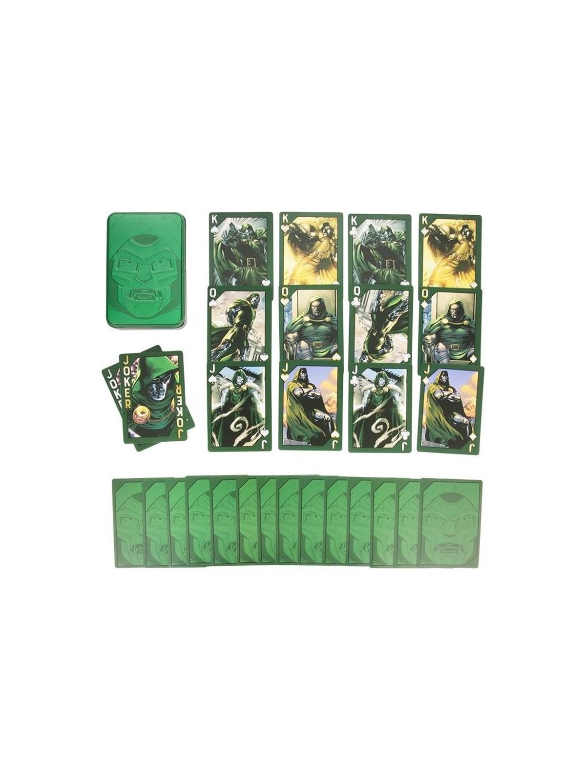 Paladone Dr Doom Playing Cards in a Tin