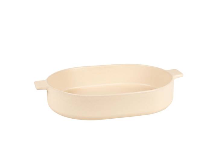 Gratinform aus Steingut, beige