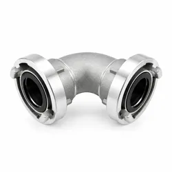 Rohrbogen 90 Alu mit Storzkupplungen in 2" 3" 4" - 4"