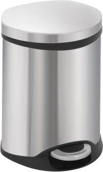 Tretabfalleimer Soft Close Edelstahl, 50 Liter