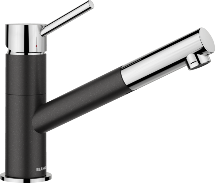 Blanco Küchenarmatur 525038 ausziehbar, SILGRANIT-Look anthrazit