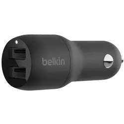 Belkin BoostCharge 24 W 2x USB-A Kfz-Ladegerät, schwarz