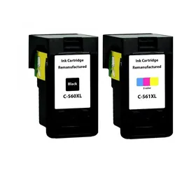 Kompatibles Druckerpatronen Set Canon PG-560 XL Schwarz + CL-561 XL Color - XXL Füllmenge