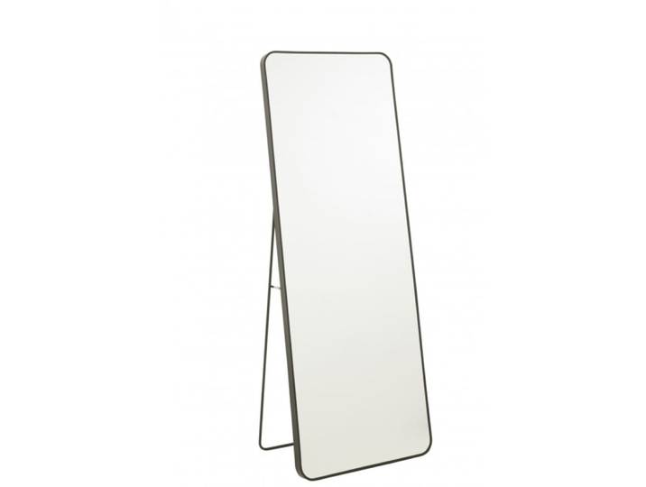 Miroir sur pied en verre noir 55x150 cm