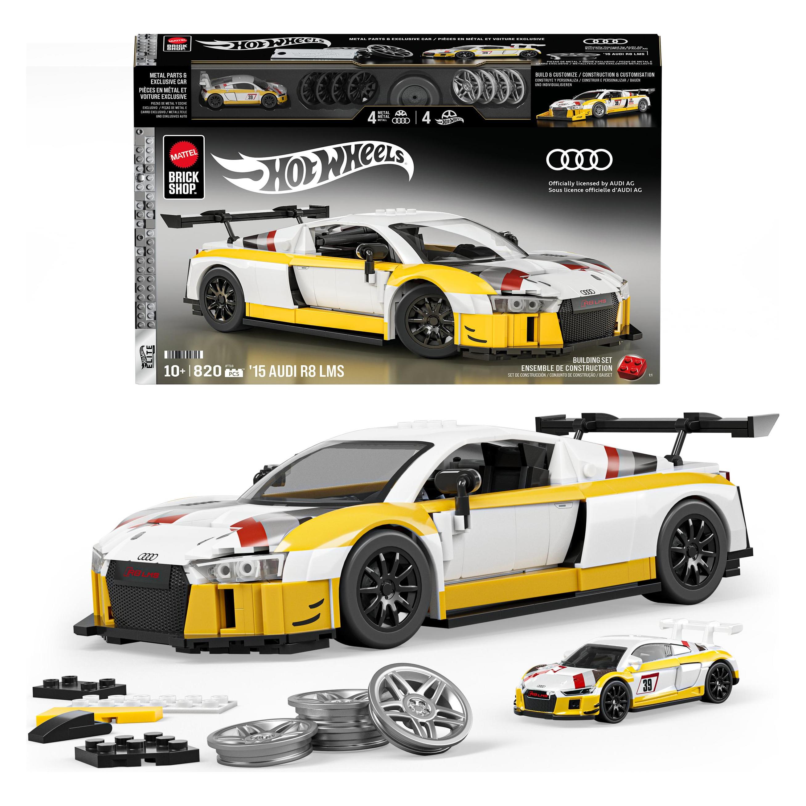 Mattel Brick Shop Hot Wheels Elite Audi R8 (JFT18)