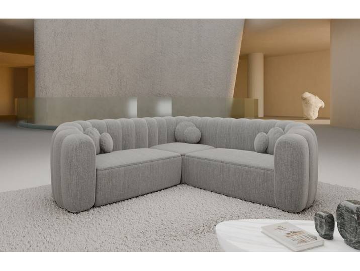 Stoff Ecksofa Almeria L-Form