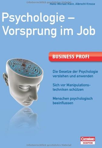 Hans-Michael Klein - Psychologie, Vorsprung im Job - Preis vom 10.10.2026 11:48:34 h