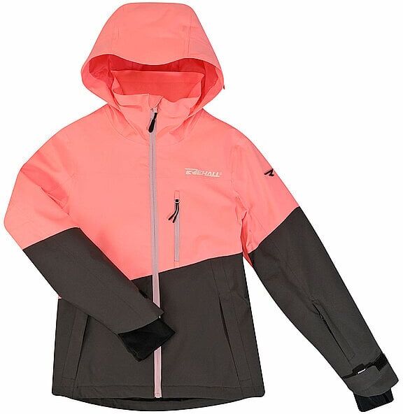 REHALL Mädchen Snowboardjacke LIV-R-JR koralle   128 B