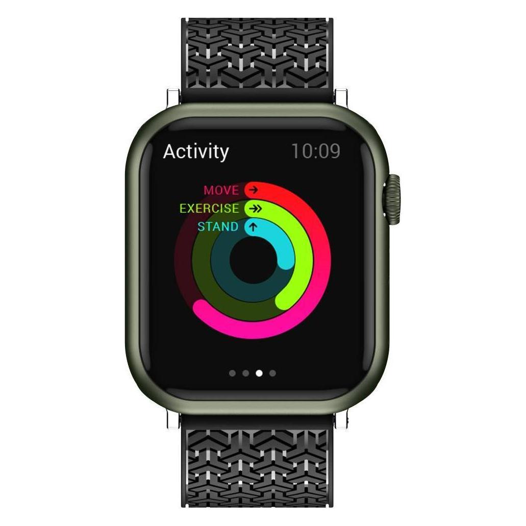 Hurtel Uhrenarmband Y-Armband für Apple Watch Watch 7 / SE (41/40 / 38mm) Band Uhrenarmband schwarz (38 mm, 40 mm, 41 mm, TPU) (1404978613)