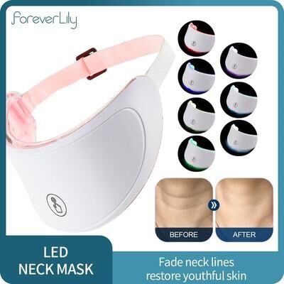 Uplift Picks LED Neck Mask 7 Color Photon Red Light Therapy For Skin Tightening LED Neck Mask 7 Color Photon Red Light Therapy For Skin Tightening