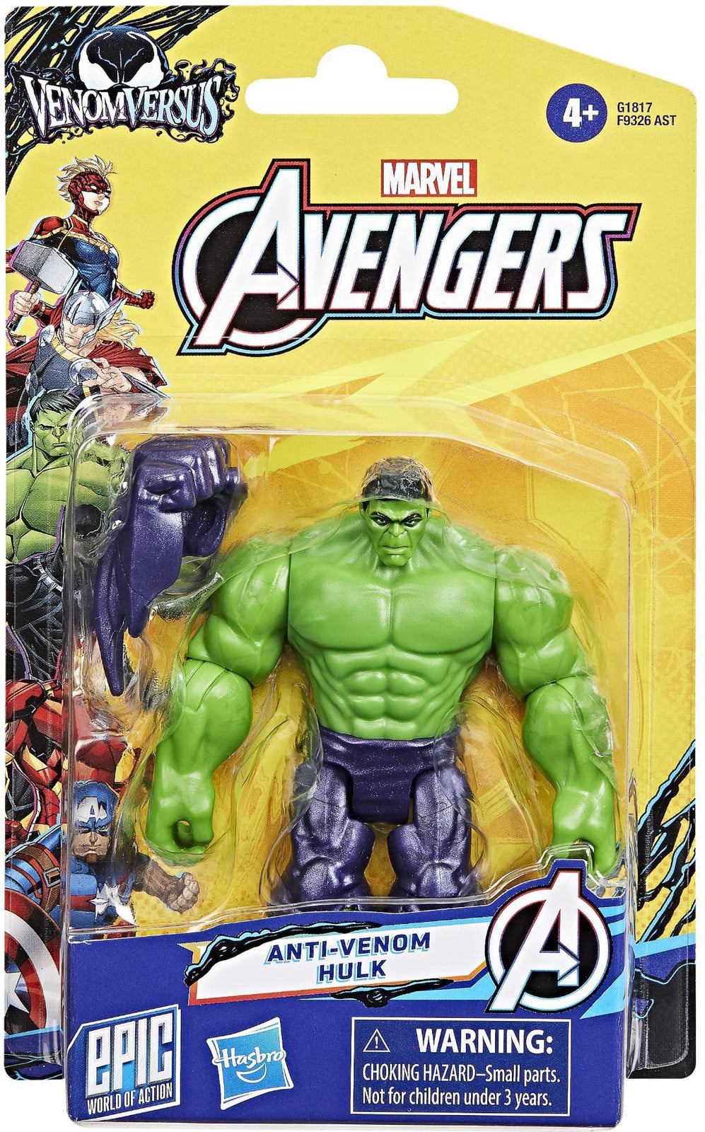 Marvel Avengers Deluxe Venom Hulk Actiefiguur 10 cm