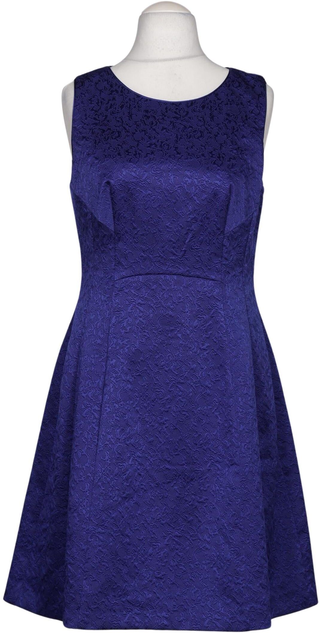 Coast Damen Kleid, Marineblau, Gr. EU 38, Synthetik / Seide - Second Hand