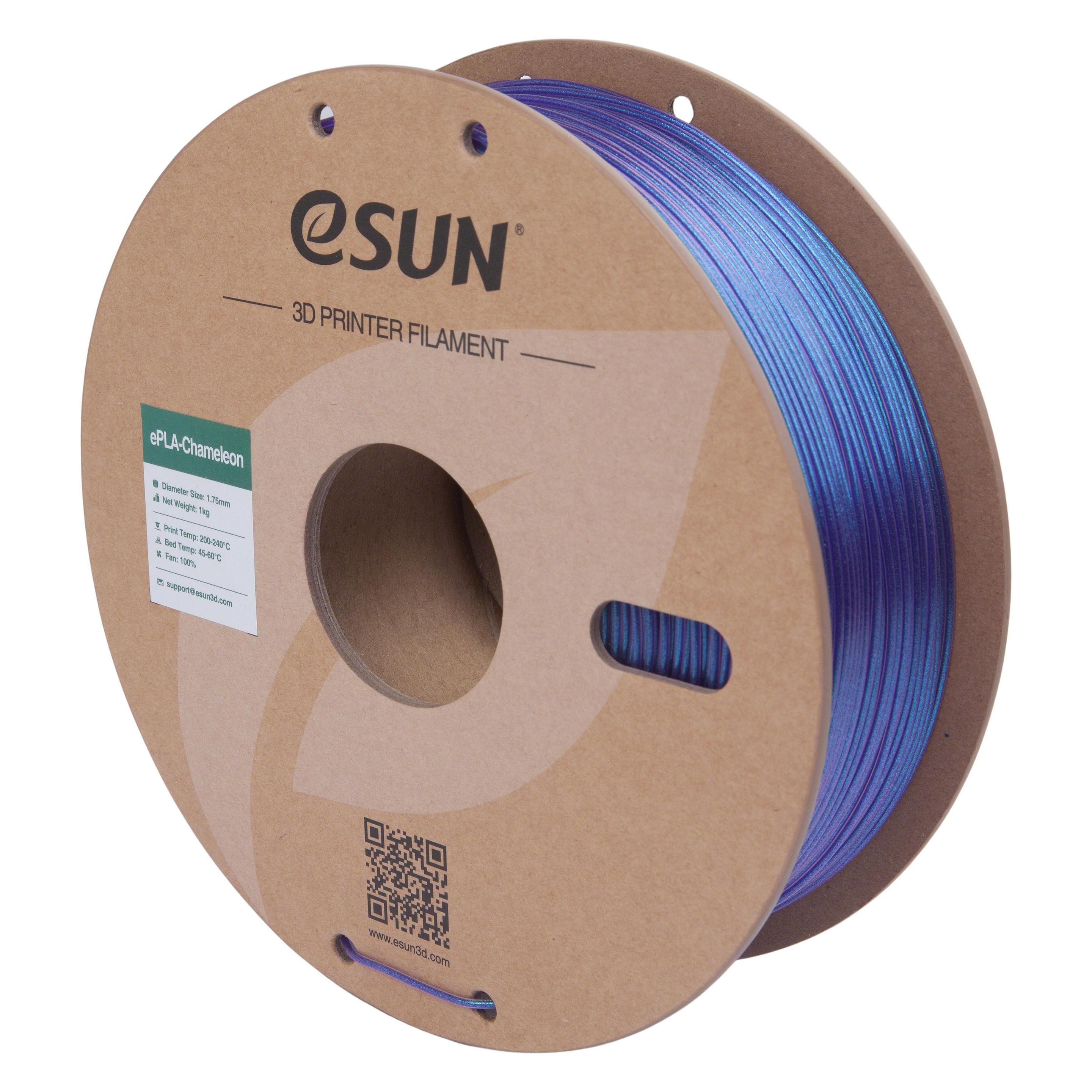 eSUN ePLA-Chameleon Nebula Purple Filament 1.75mm 1Kg (PLA, 1000 g, 1.75 mm) (EPLA-CHAMELEON-P175NP1)