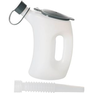 Pressol Messbecher 07620, aus Kunststoff, mit 0,25 Liter Skala, Deckel & flexiblem Ausgießrohr 0,5 Liter