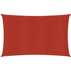 Helloshop26 - Sonnensegel/Sonnenschirm 160 g/m2 rot 3 x 4 m HDPE 02_0009268