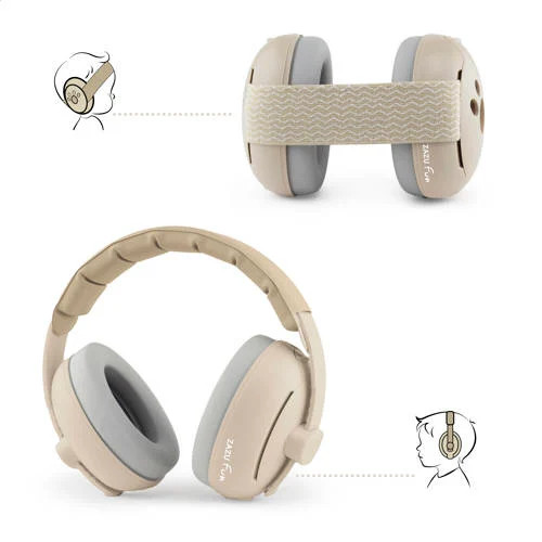 Zazu Baby & Junior Gehoorbescherming - Taupe