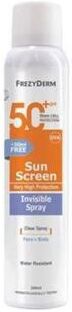 Frezyderm Sun Screen Invisible Spray SPF 50+ 150 ml