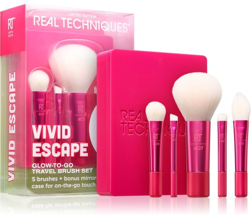 Real Techniques Vivid Escape Travel Brush Set brush set