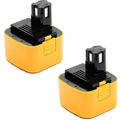 Cellonic, Werkzeugakku + Ladegerät, Akku für Panasonic EY6409 NQKW, EY6405, EY6100, EY3502, EY6407, EY6803 (12 V)