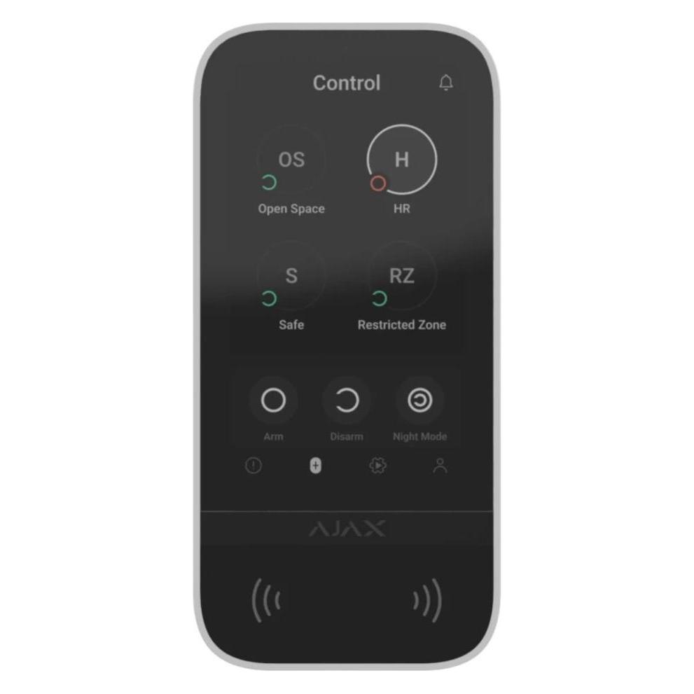 Ajax Systems KEYPAD WRL TOUCHSCREEN/ASP BLACK 58454 (DE, Kabellos) (58454.148.BL1)