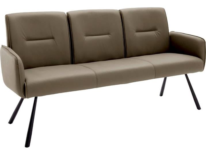 Sitzbank DELANE, creme, Microfaser
