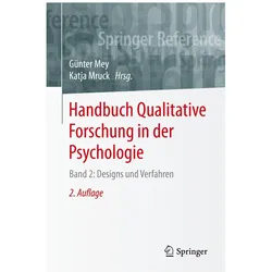 Handbuch Qualitative Forschung in der Psychologie, Fachbücher von Katja Mruck, Günter Mey