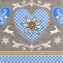 Home Fashion, Warm Welcome, Lunch-Servietten aufgefaltetes Maß 33 cm x 33 cm, im Viertelfalz, 20 Stück pro Pack
