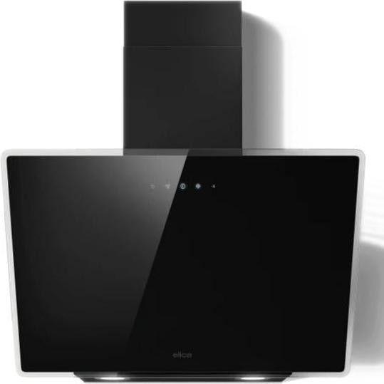 Elica Shire BK/A/60 Wandkap, zwart glas