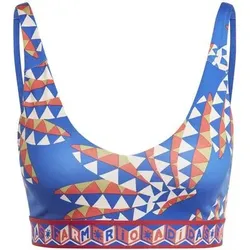 ADIDAS Damen BH adidas x FARM Rio Medium-Support Cup A-C, Größe L in Blau Blau