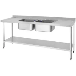 Schüssel mit zwei Tabletts und zwei Abtropfflächen Vogue 2100 mm