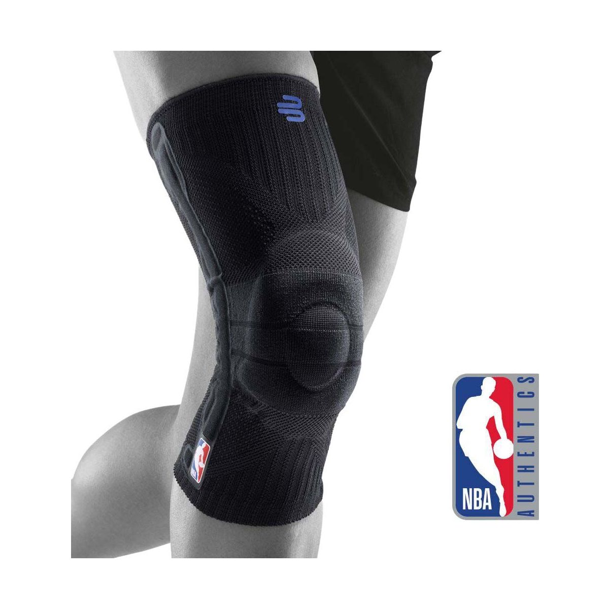Bauerfeind Sports Knee Support,nba all-black (ALL-BLA) S 70000160
