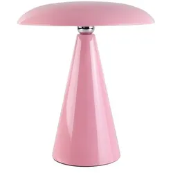 Beacon Lighting Akku-Tischleuchte Kinoko II Kunststoff Pink