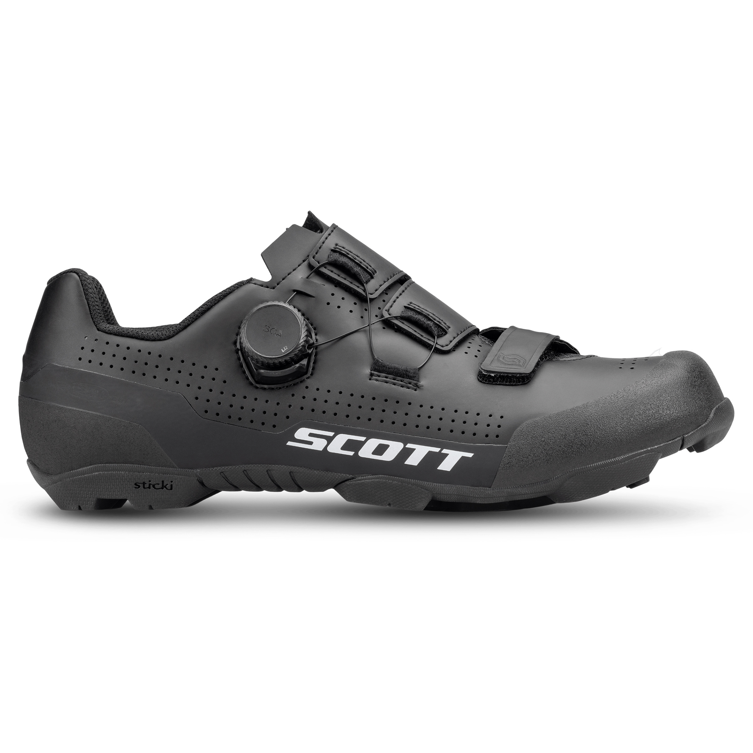 Scott MTB Team Boa Radschuhe Herren Fahrradschuhe schwarz Größe 42 Mountainbike Widerstandsfähig