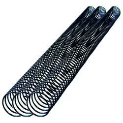 OEM Metallspiralen Tüllen Teilung 5:1 38mm Box 25 Schwarz