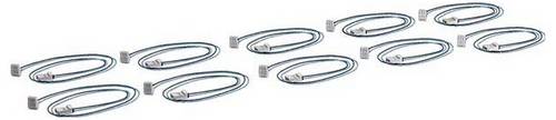 Hager KU9S80SBZ KU9S80SBZ Leitung f.SABO universZ 800mm sw/bl Stecker/Buchse VPE=10Stück Spannungsabgriff 2polig 1St.