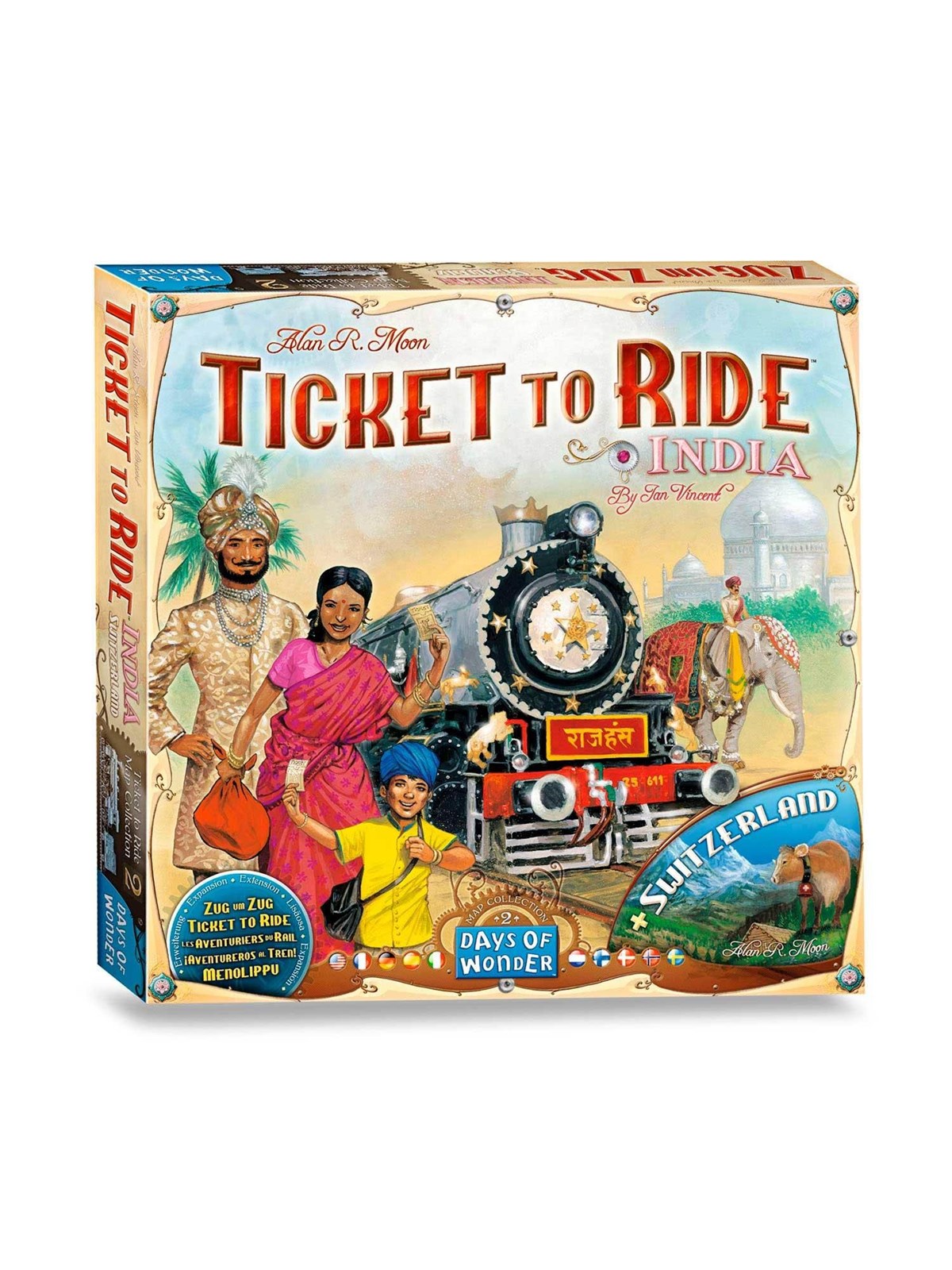 Days of Wonder Ticket to Ride: India Map Collection Expansion