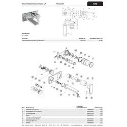 Ideal Standard Rosette mit 2 Öffnungen STRADA, F960880AA UP-Wand-WT, Chrom