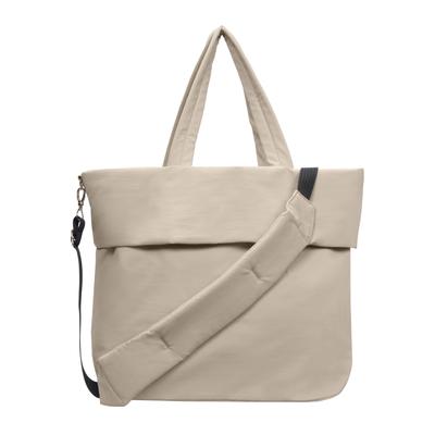 Handtasche LUHTA "OHVANA", Damen, cement, Obermaterial: 100% Polyamid, Taschen Handtasche, sportlicher Stil, mit abnehmbarem und verstellbarem Schulterriemen