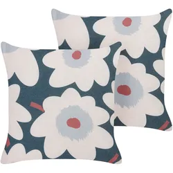 DEKOKISSEN 2er-Set Bunt 45/45 cm Sesbania