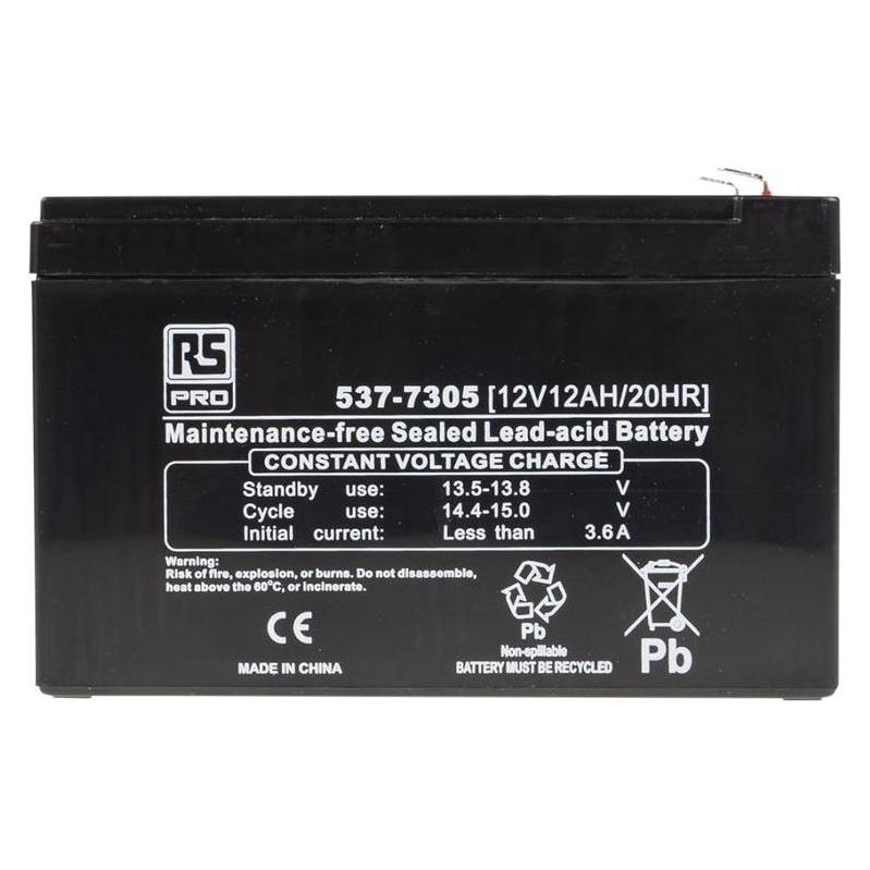RS PRO Bleiakku (12000 mAh, 12 V) (5377305)