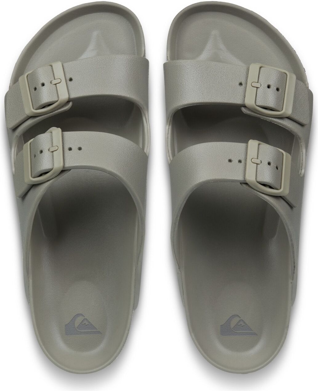 Sandale QUIKSILVER "Embark", Damen, Gr. 9(40), beige (seneca rock), Obermaterial: 95% EVA/5% Kunststoffschnalle Synthetik, Futter: N/A, Laufsohle: 100% EVA., Schuhe Sandale seneca rock 9(40)
