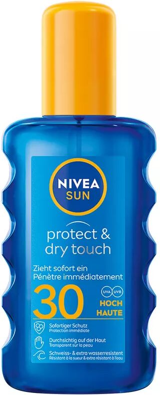 NIVEA SUN - Sonnenspray LSF 30, Sun Protect & Dry Touch, 200 ml