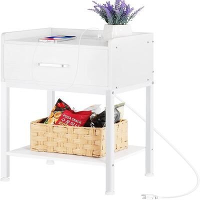 No Nightstand with Charging Station