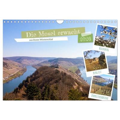 Die Mosel erwacht aus Ihrem Winterschlaf (Wandkalender 2026 DIN A4 quer), CALVENDO Monatskalender