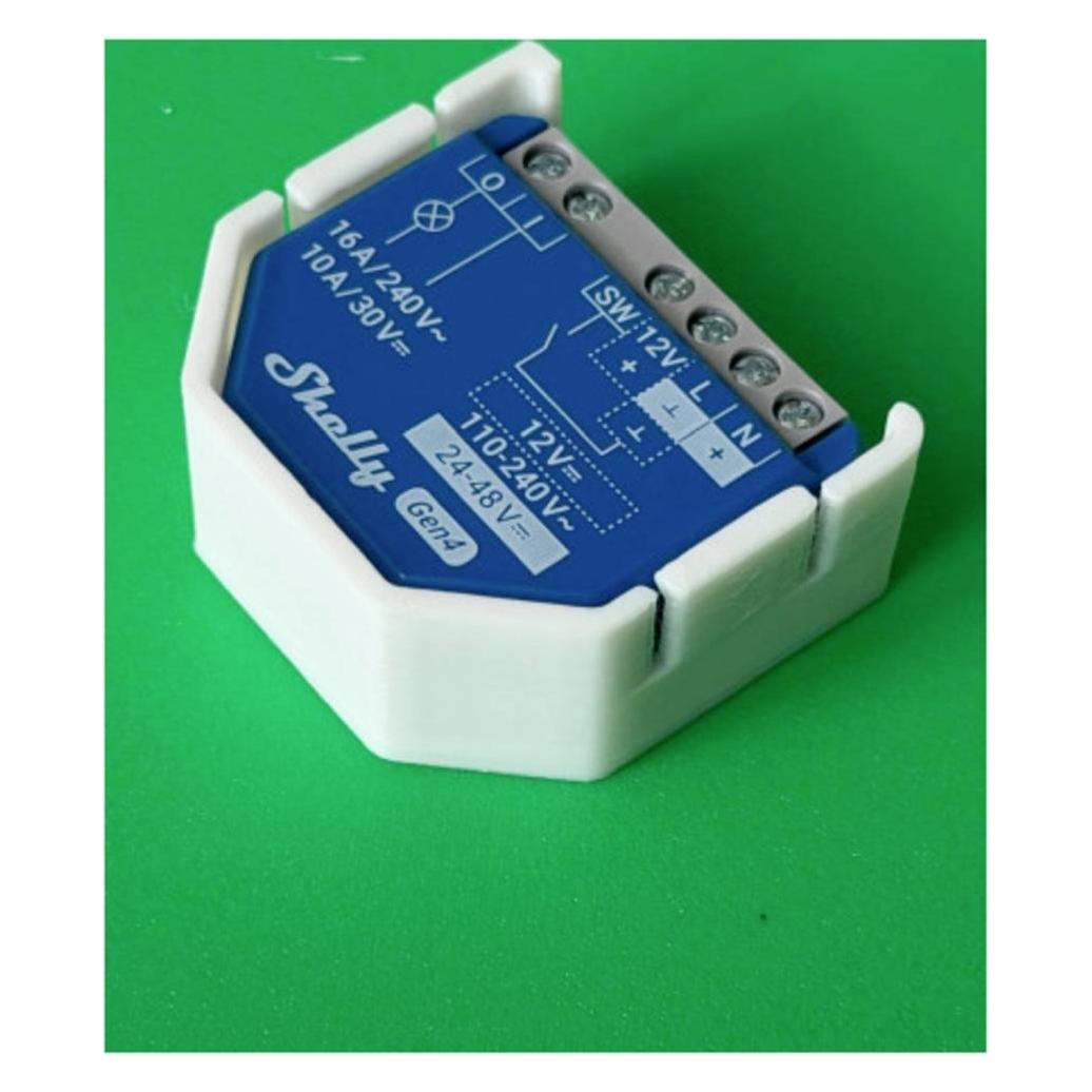 Soixx Wandhalter für Shelly PLUS, Gen3, Gen4 Halter Flach (SHW-GF-041)