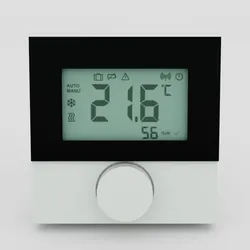 Möhlenhoff Raumbediengerät Display D, RDS 61011-N1 mit Designscheibe RDS 61011-N1 mit Designscheibe