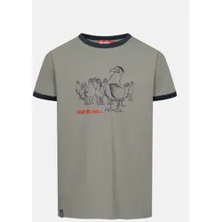 Derbe T-Shirt Gull Club Herren Grau GOTS Organic