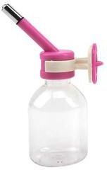 Inspire Essentials PureFlow No Drip Dog Water Dispenser Bottle pink 8.45 Oz
